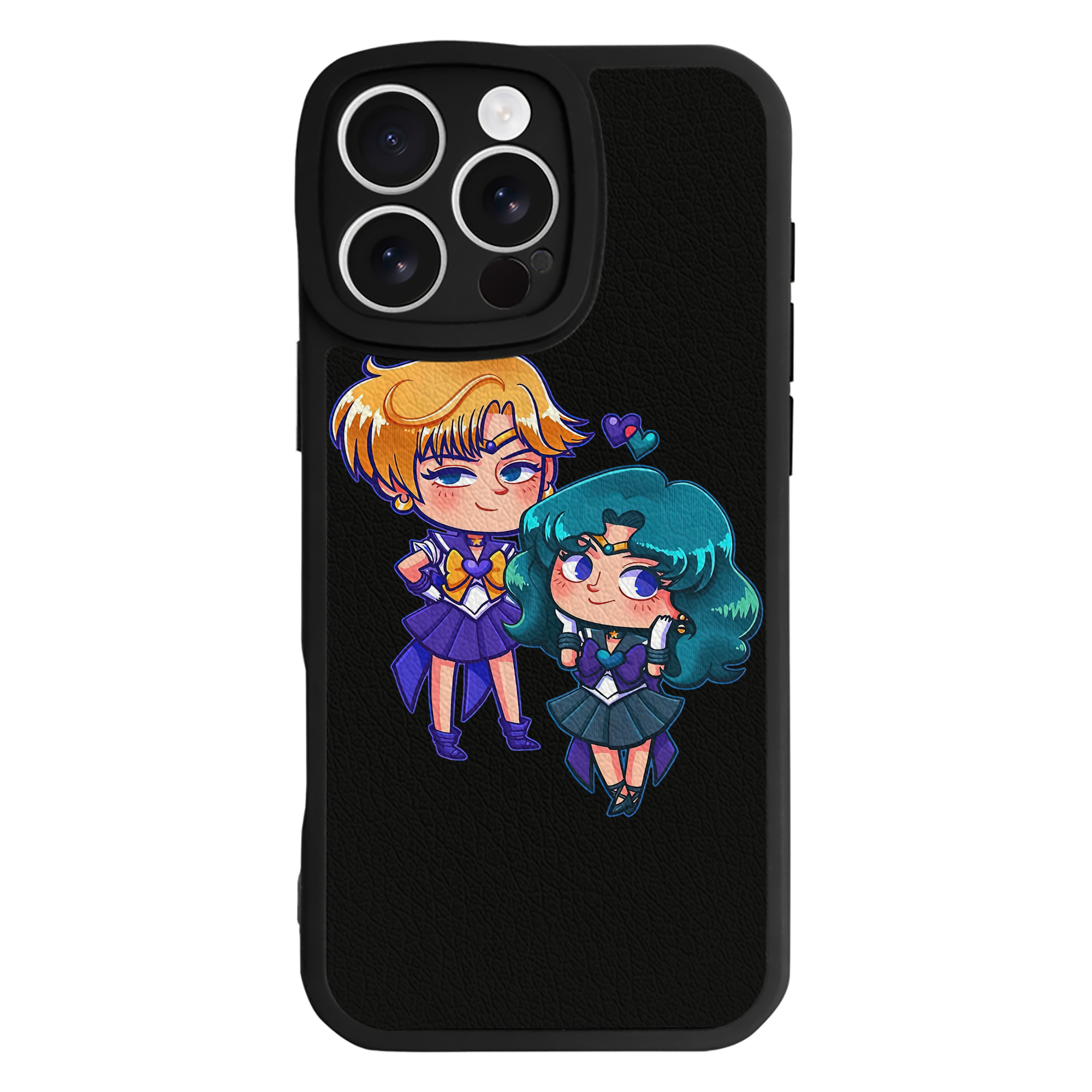 （画像用） 美少女戦士セーラームーン 天王はるか Sailor Moon Tenoh Haruka 【iPhone 16シリーズ対応】シリコンスマホケース（レザー調） 材質：シリコン